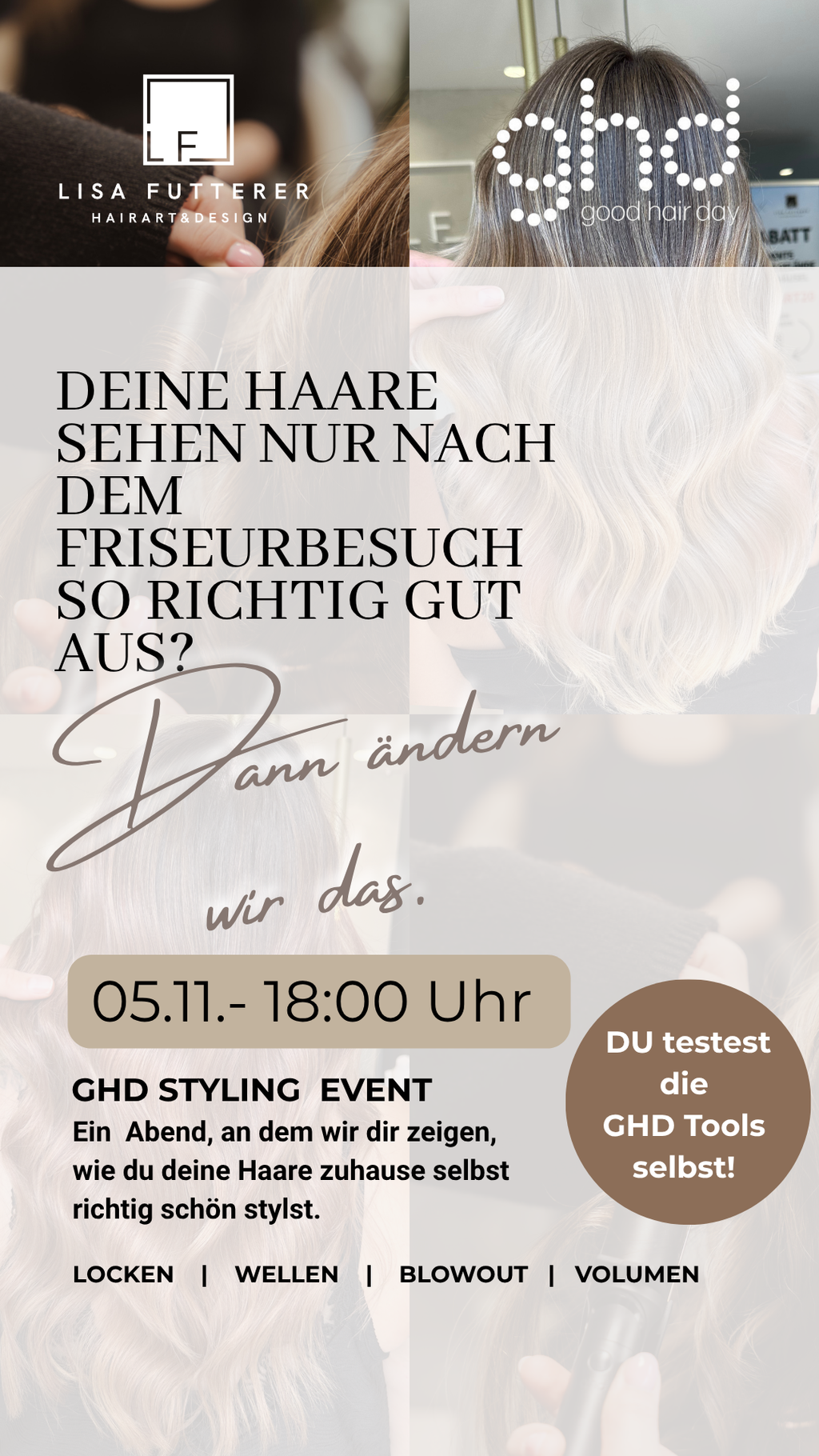 GOOD HAIR DAY – aber bitte auch zuhause.
