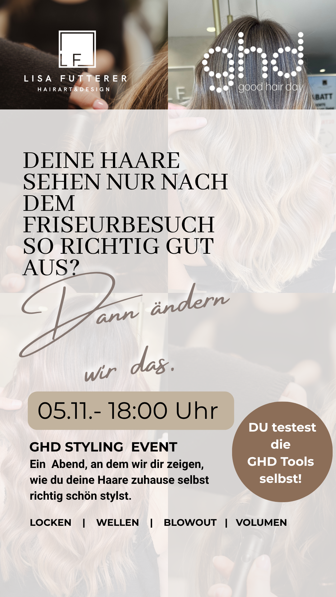 GOOD HAIR DAY – aber bitte auch zuhause.