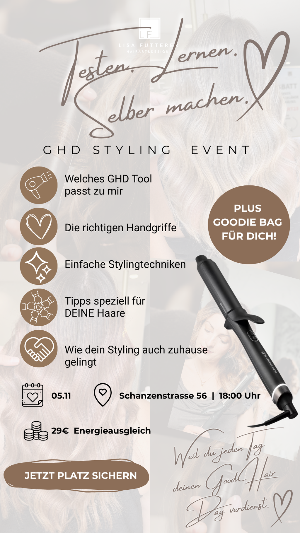 GOOD HAIR DAY – aber bitte auch zuhause.