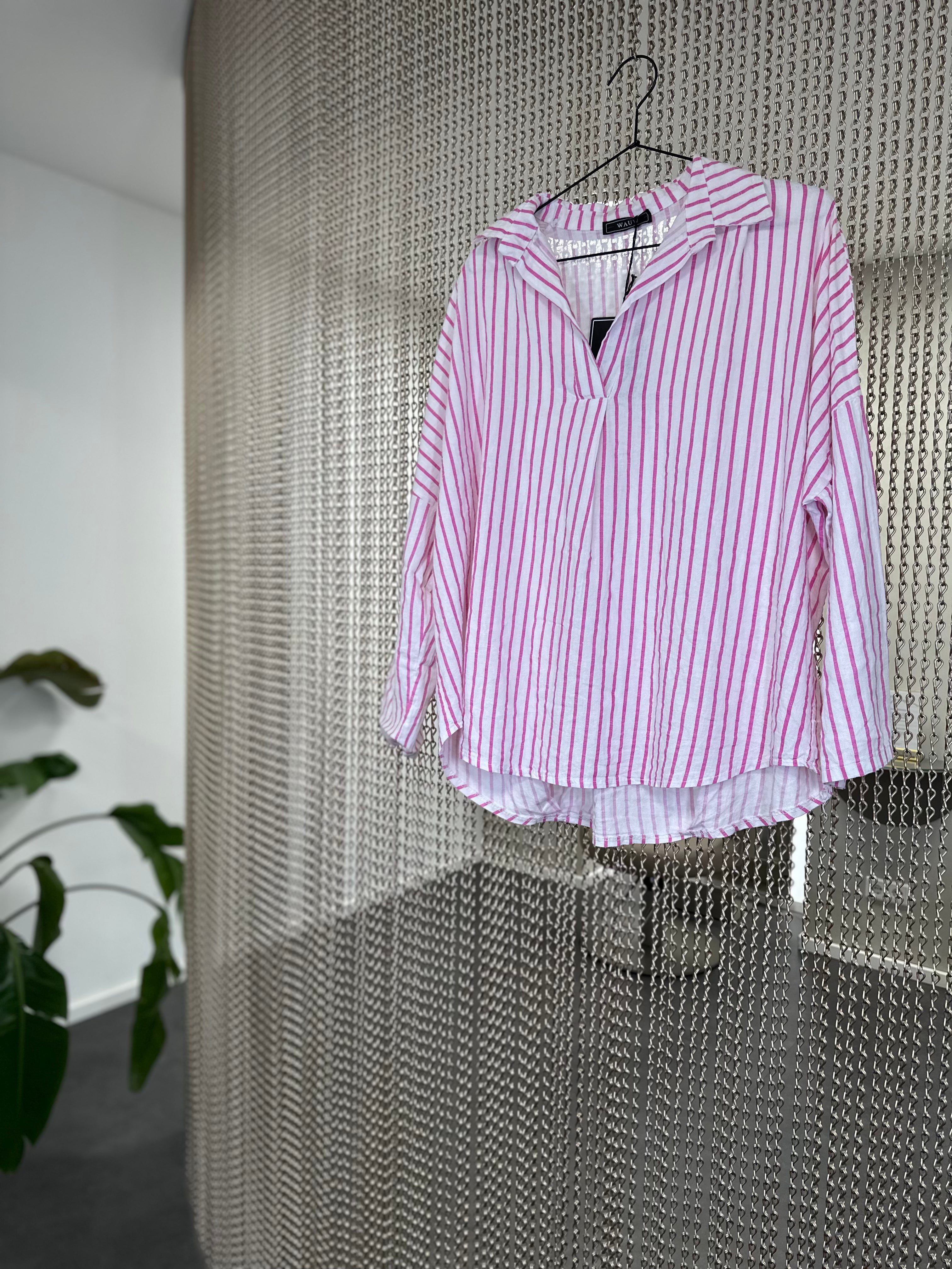 Bluse mit Streifen