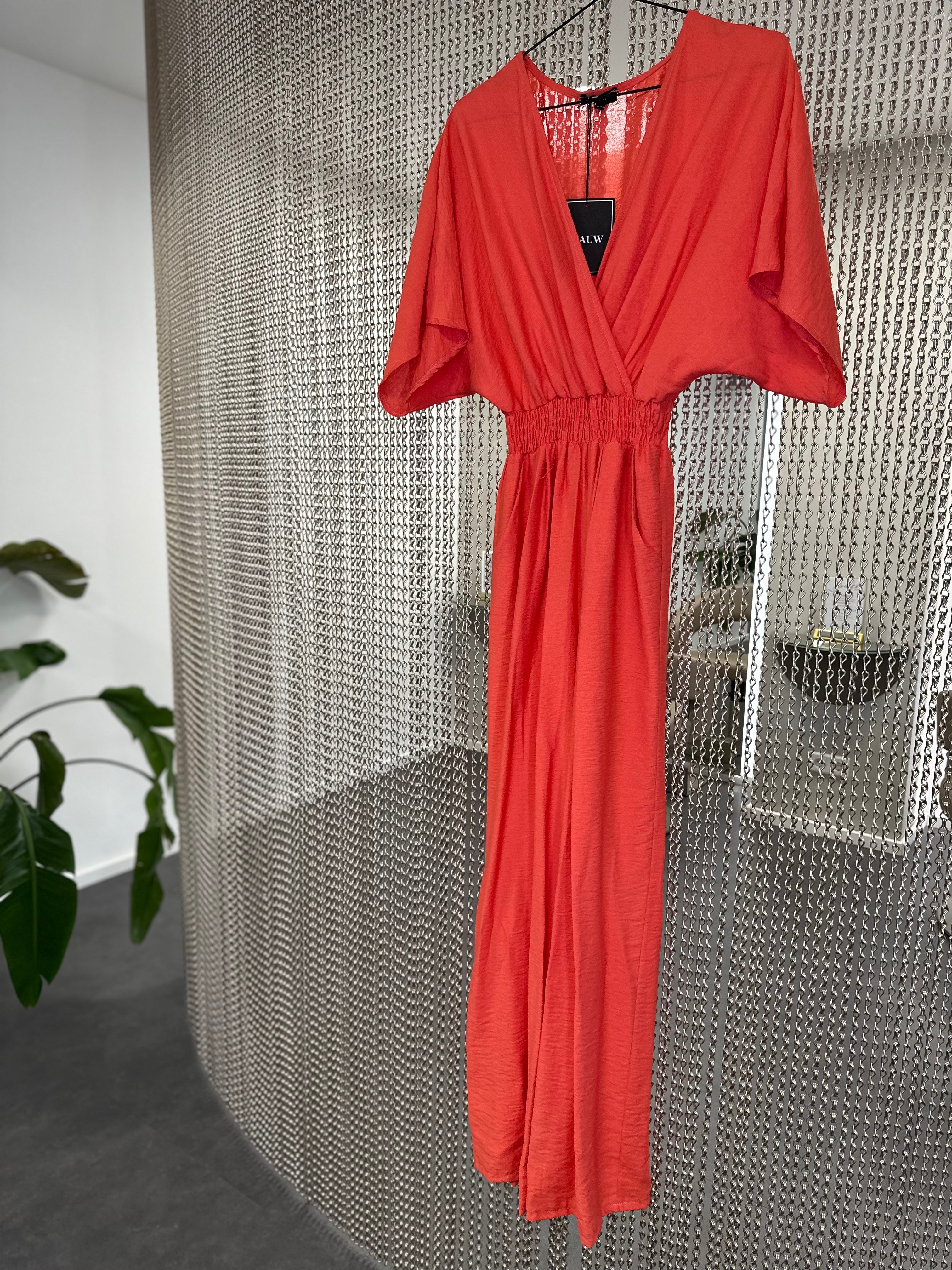 Jumpsuit Lang in Coral