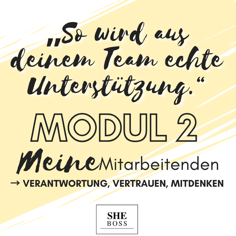 MODUL 2 Du hast ein Team – aber fühlst dich trotzdem allein?